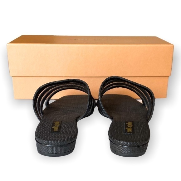 New‎ in Box, Cult Gaia Sarelle Flat Sandals, Black, Size 37EU - Picture 7 of 16